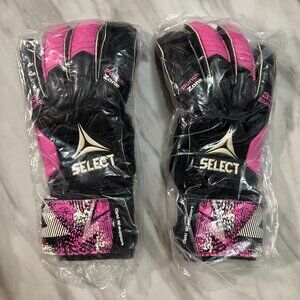 NWT Select 33 Protec Cure Hyla Cut Soccer Football Goalkeeper Goalie Gloves Sz 9